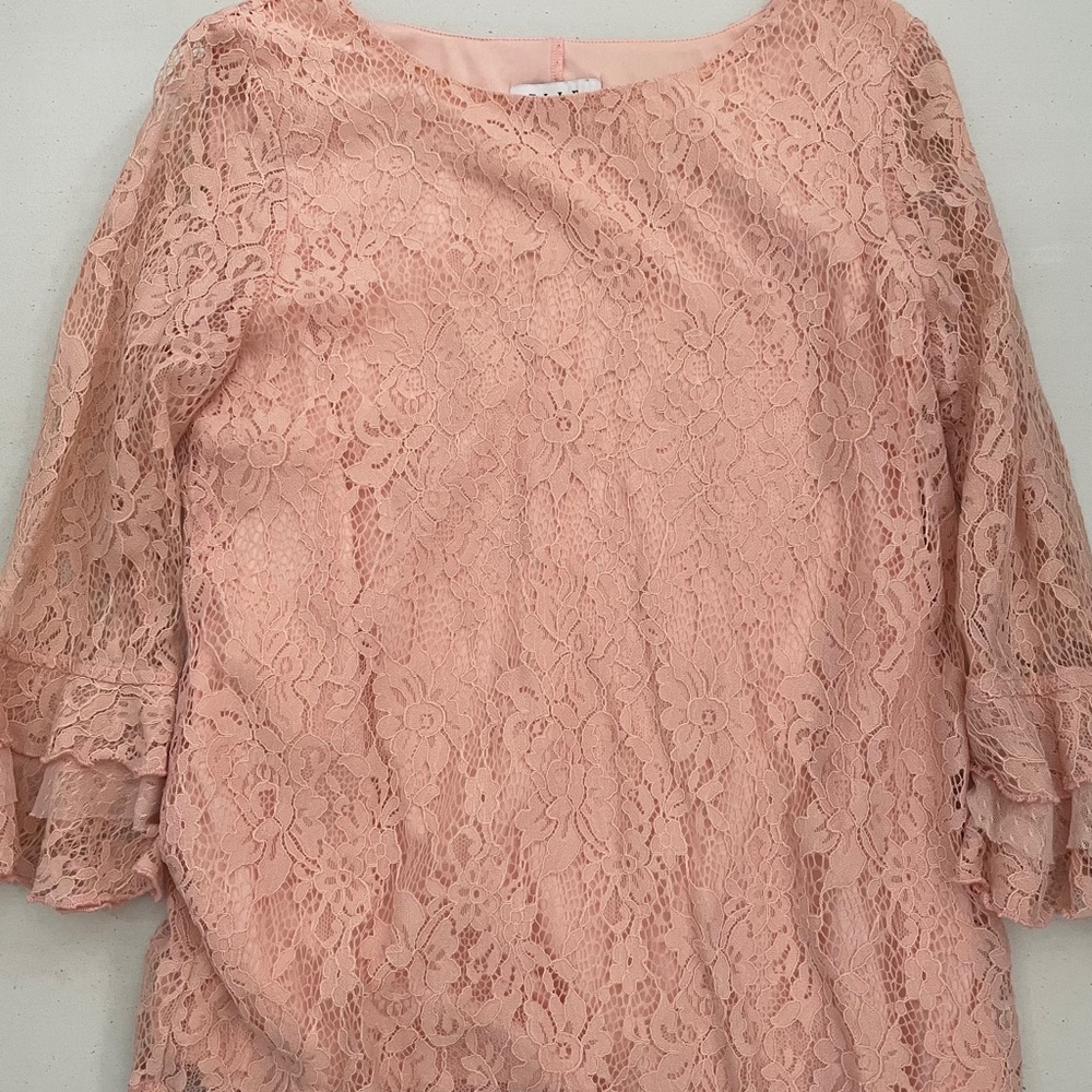 Peach blouse